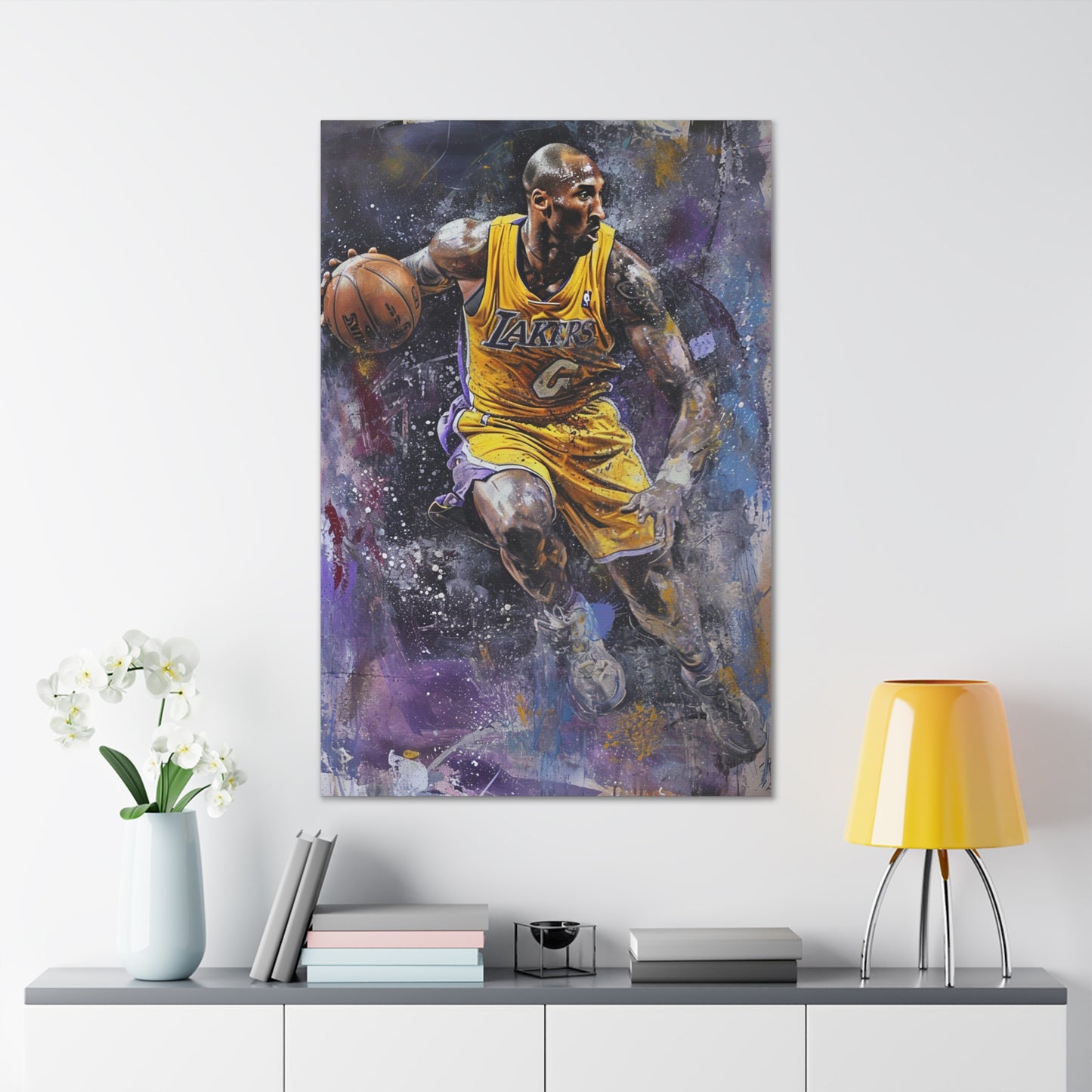 Kobe's Legacy: Artistic Impression in Basketball Mastery - Athletic Expressions Canvas