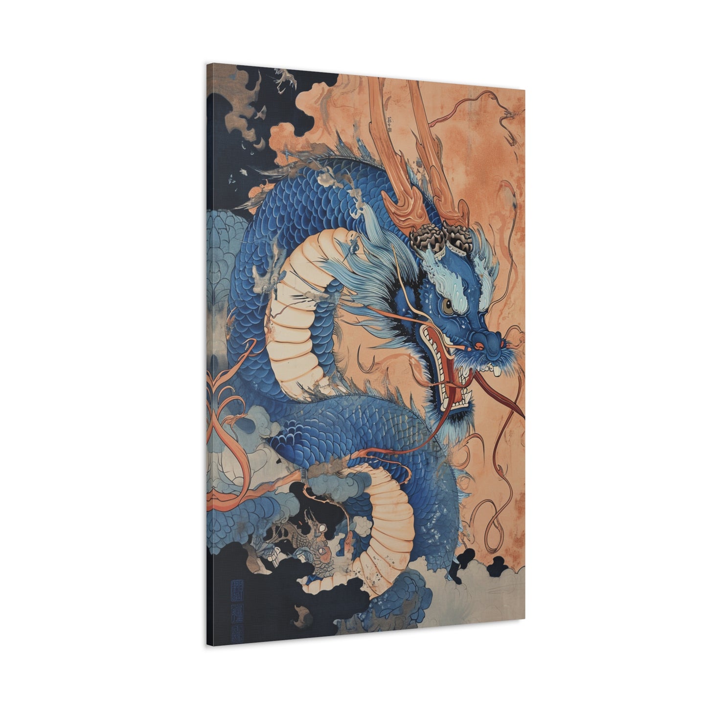 Ephemeral Inferno - Ukiyo-e Canvas