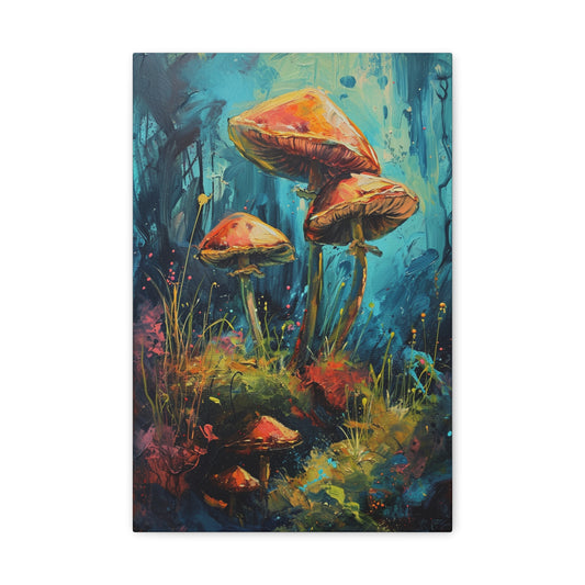 Enchanting Fungal Dreamscape - Psychedelica Canvas