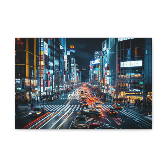 Urban Pulse: A Symphony in the Bustling City - Urban Epochs Canvas