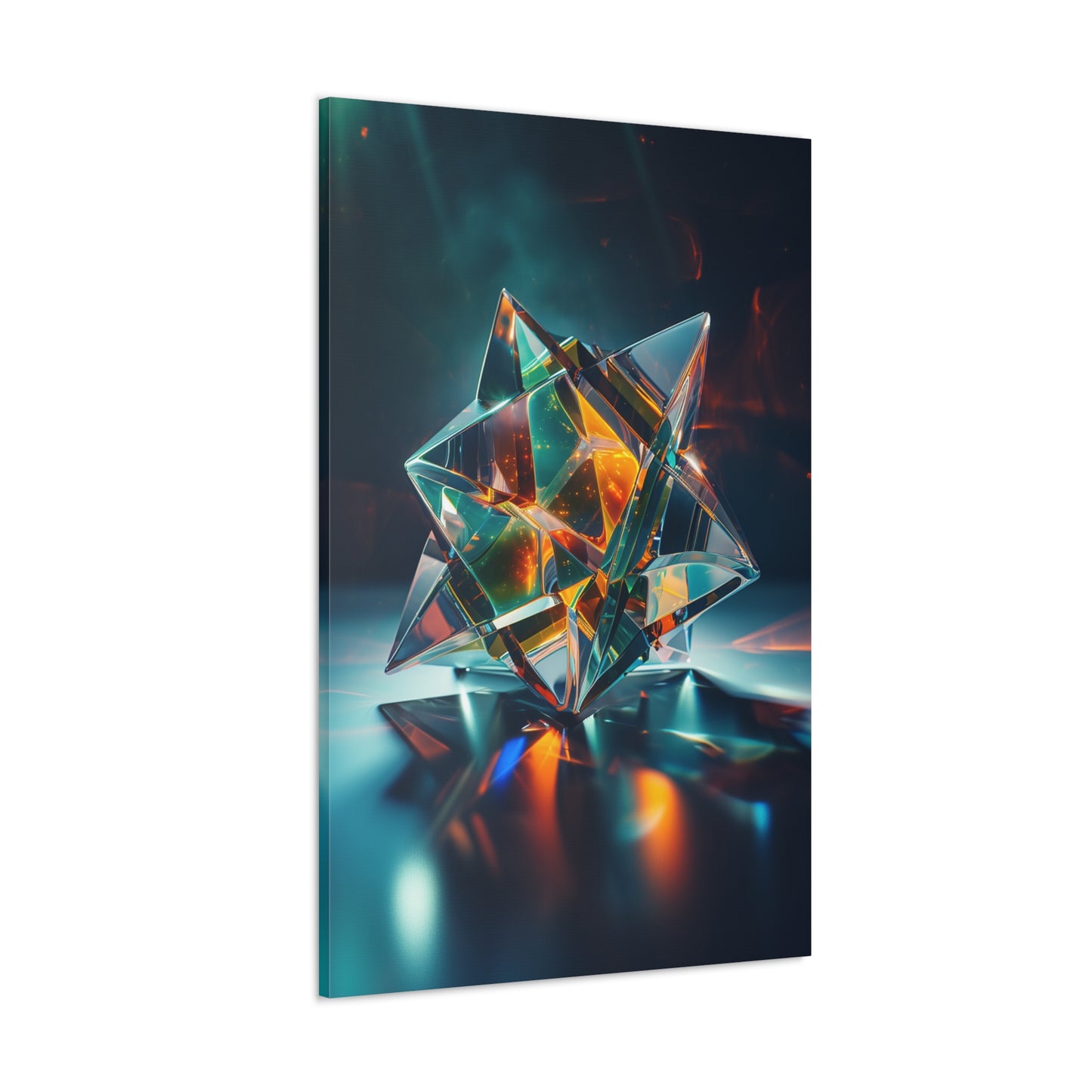 Stellar Nexus: Guardian of Esoteric Wisdom - Abstract Harmony Canvas