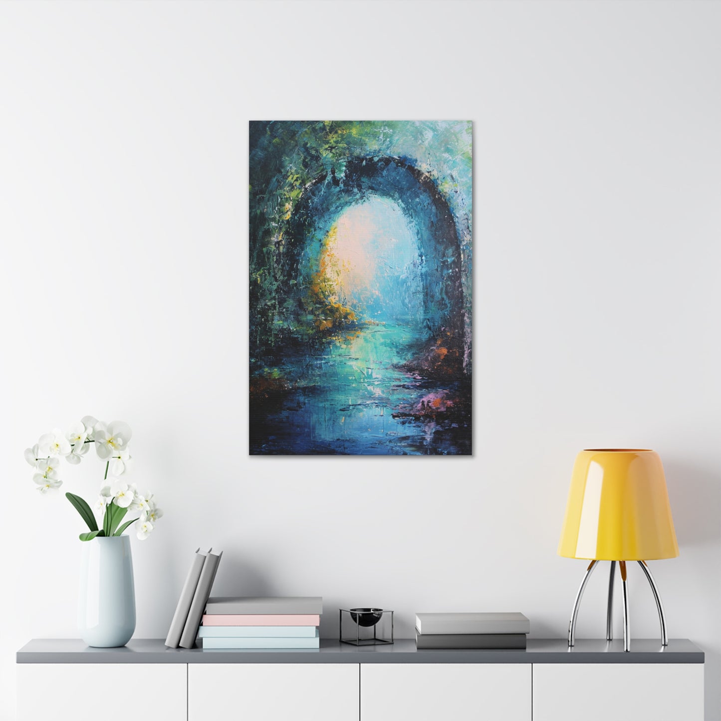 Floral Dreamscape - Abstract Harmony Canvas