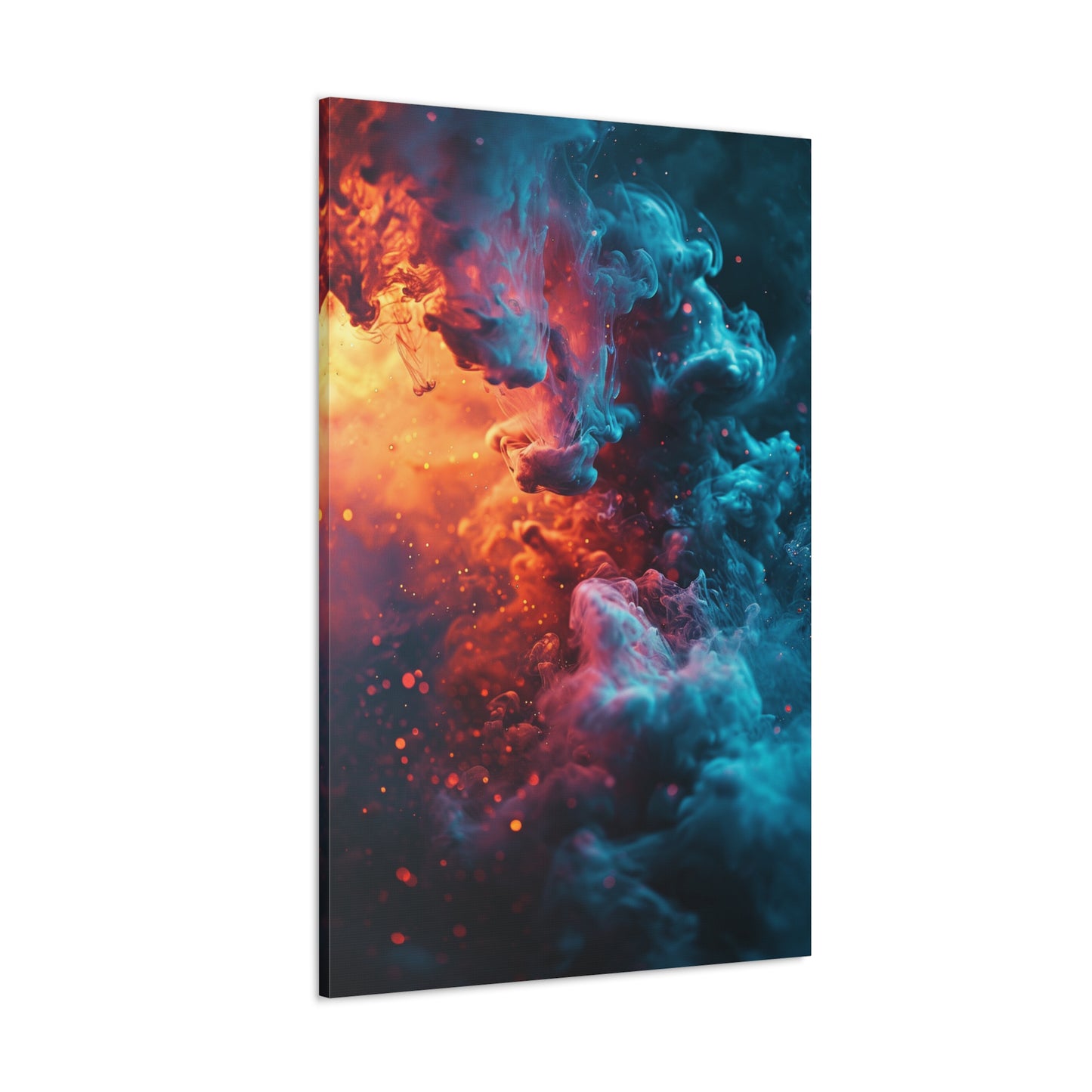 Luminous Nebula Symphony - Abstract Harmony Canvas