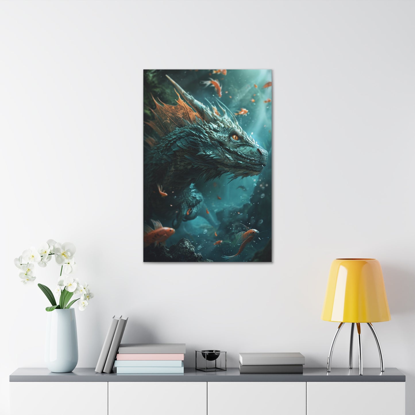 Aqua Sovereign: Guardian of the Ocean's Depths - Creatures from Beyond Canvas