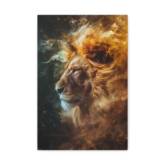 Lionheart Majesty - Zodiac Whispers Canvas