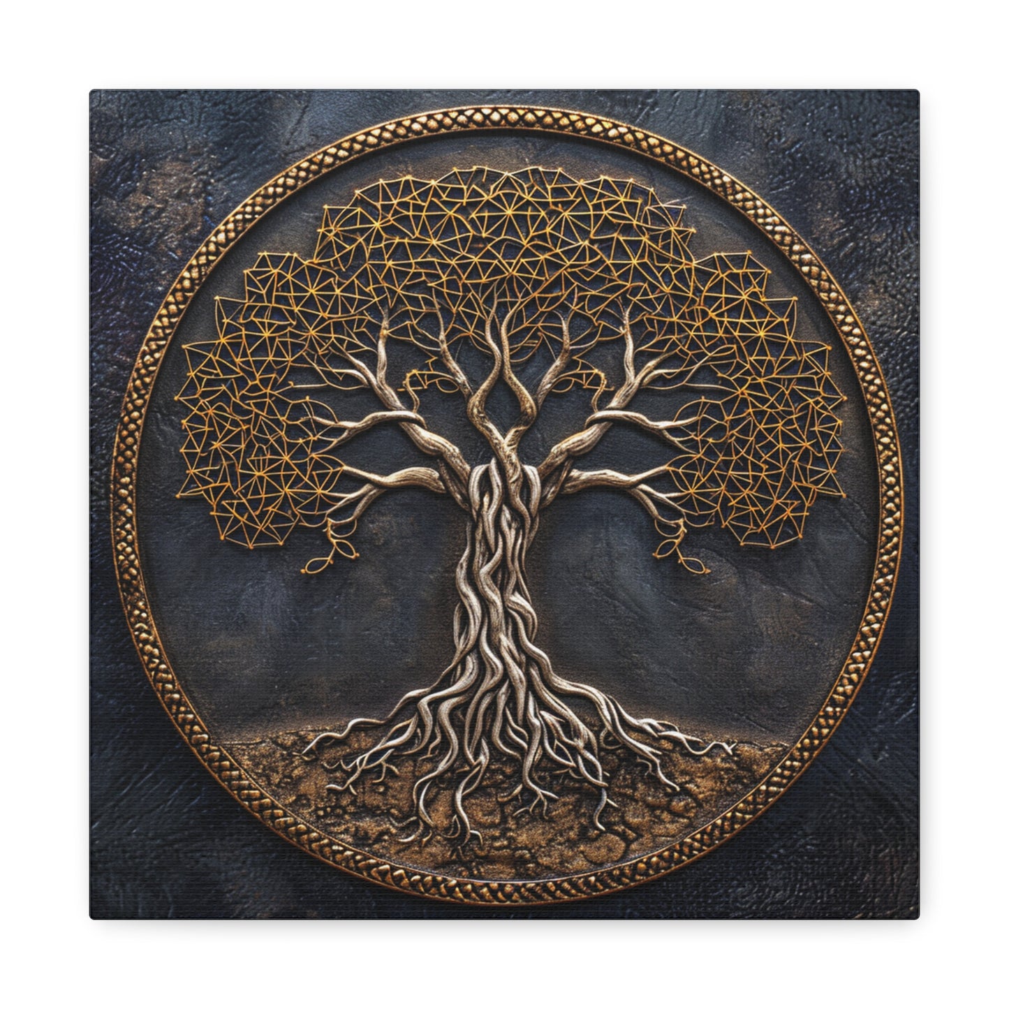 Sylvan Wisdom - Sacred Geometry Canvas