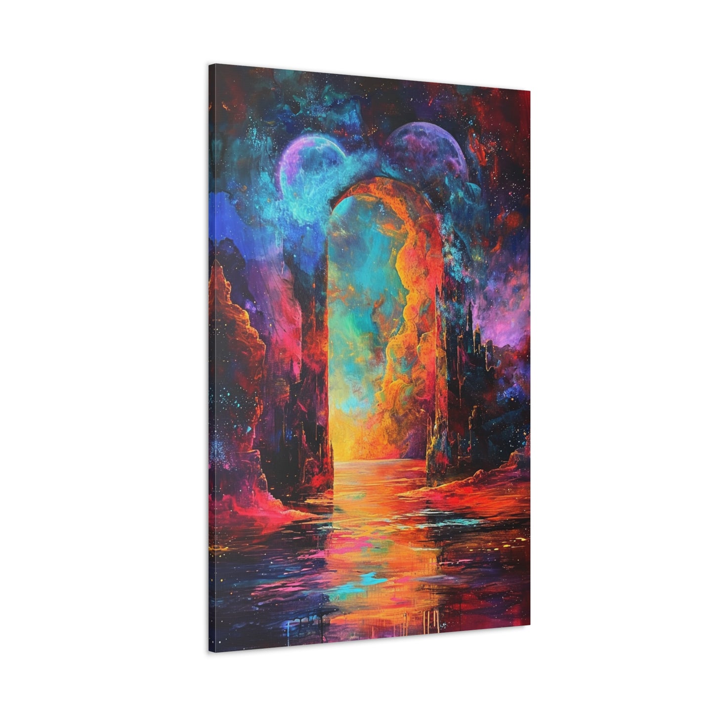 Threshold of Infinity - Abstract Harmony Canvas