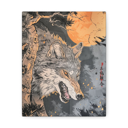 Mystic Guardian - Ukiyo-e Canvas