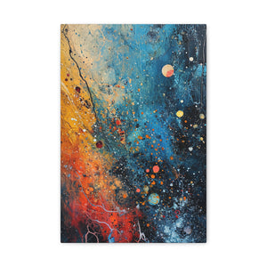 Chromatic Fizz - Abstract Harmony Canvas