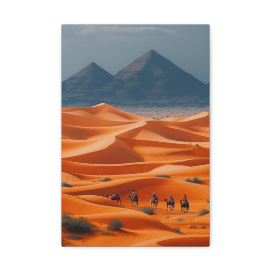 Sands of Antiquity: Sahara's Majesty - Gaia Canvas