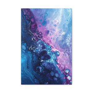 Aqua Fusion - Abstract Harmony Canvas