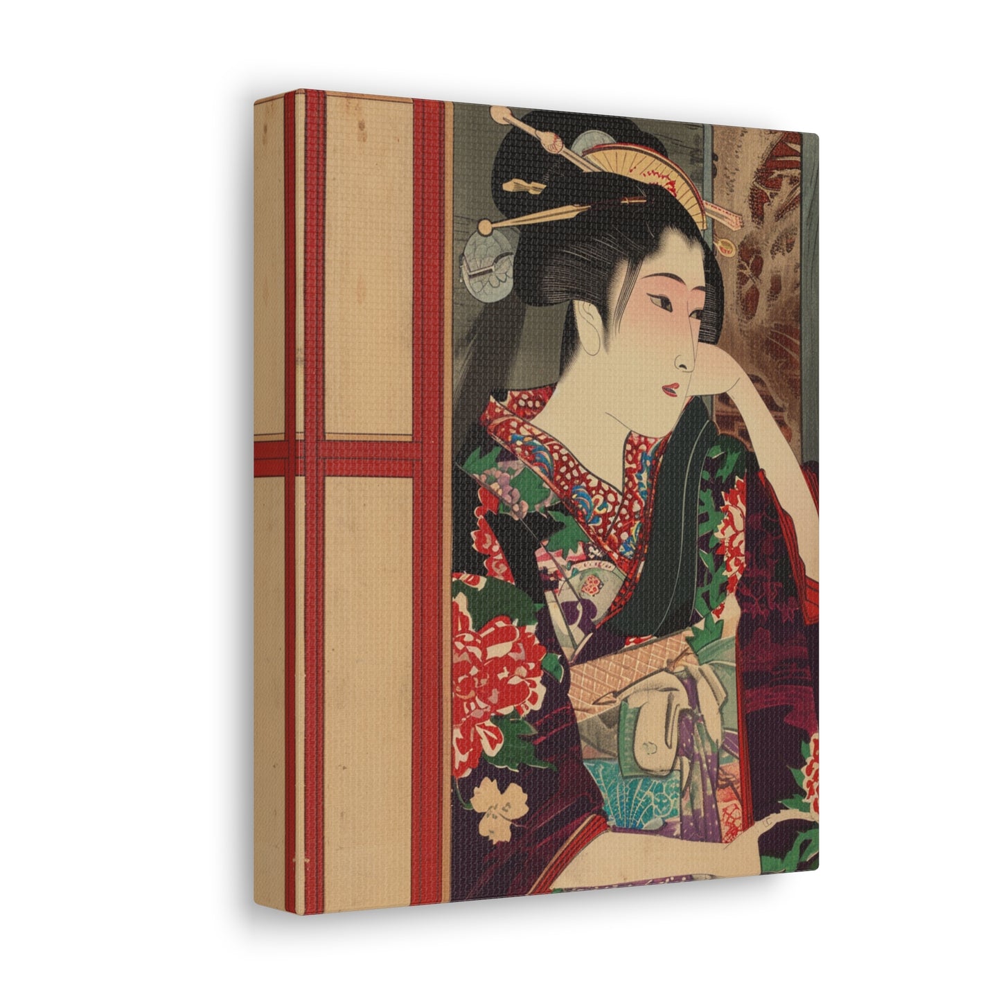 Enchanted Foxfire - Ukiyo-e Canvas