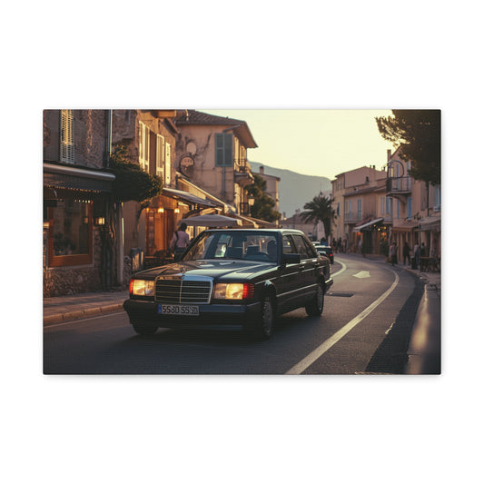 St. Tropez Chic: Classic Mercedes-Benz, the Pinnacle of Boutique Bliss - Velocity Visions Canvas