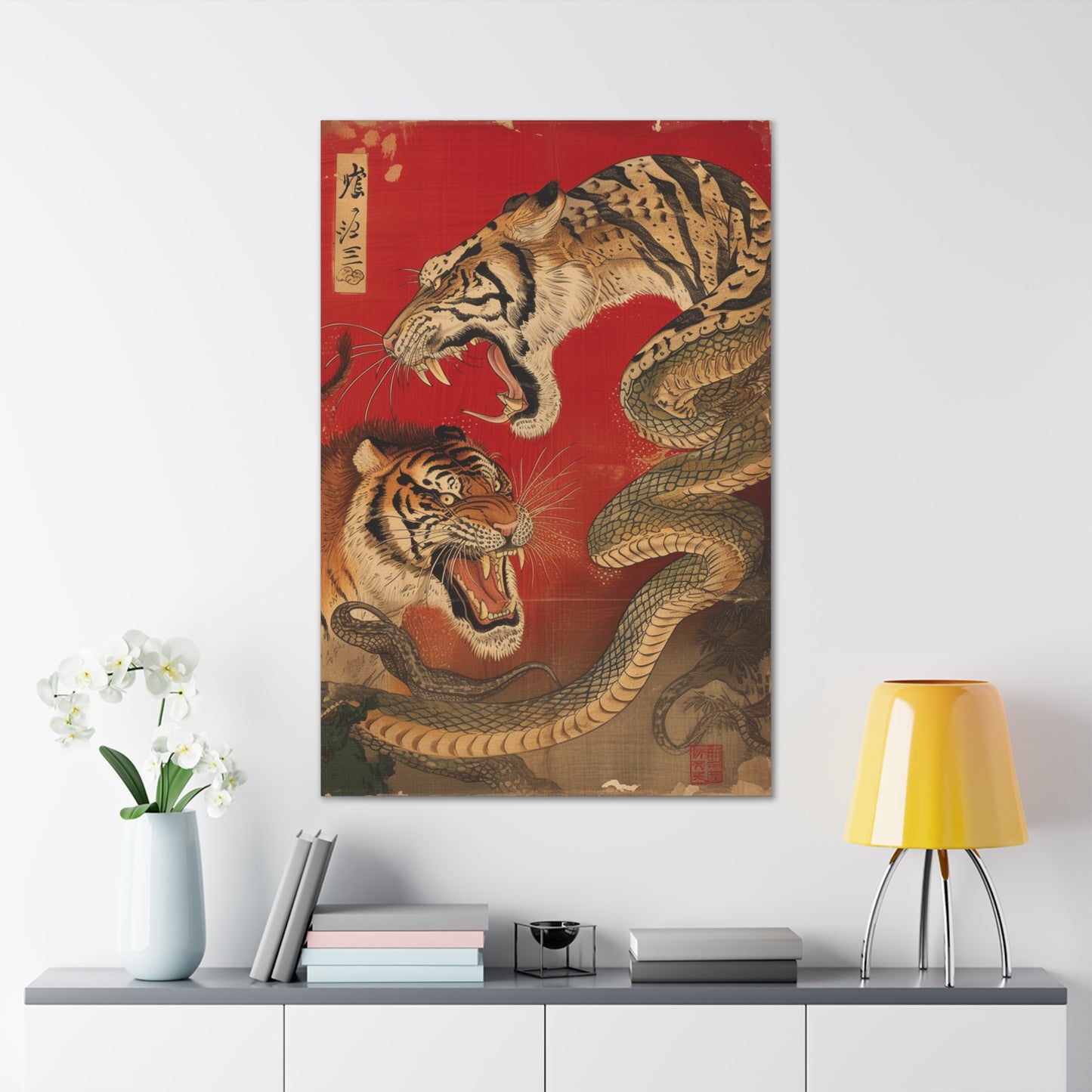 Echoes of Majesty - Ukiyo-e Canvas