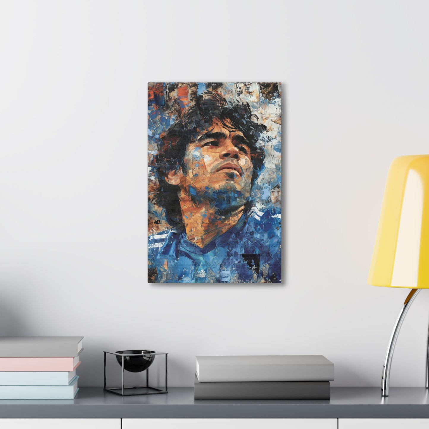 Maradona's Legacy: Artistic Tribute in Athletic Splendor - Athletic Expressions Canvas