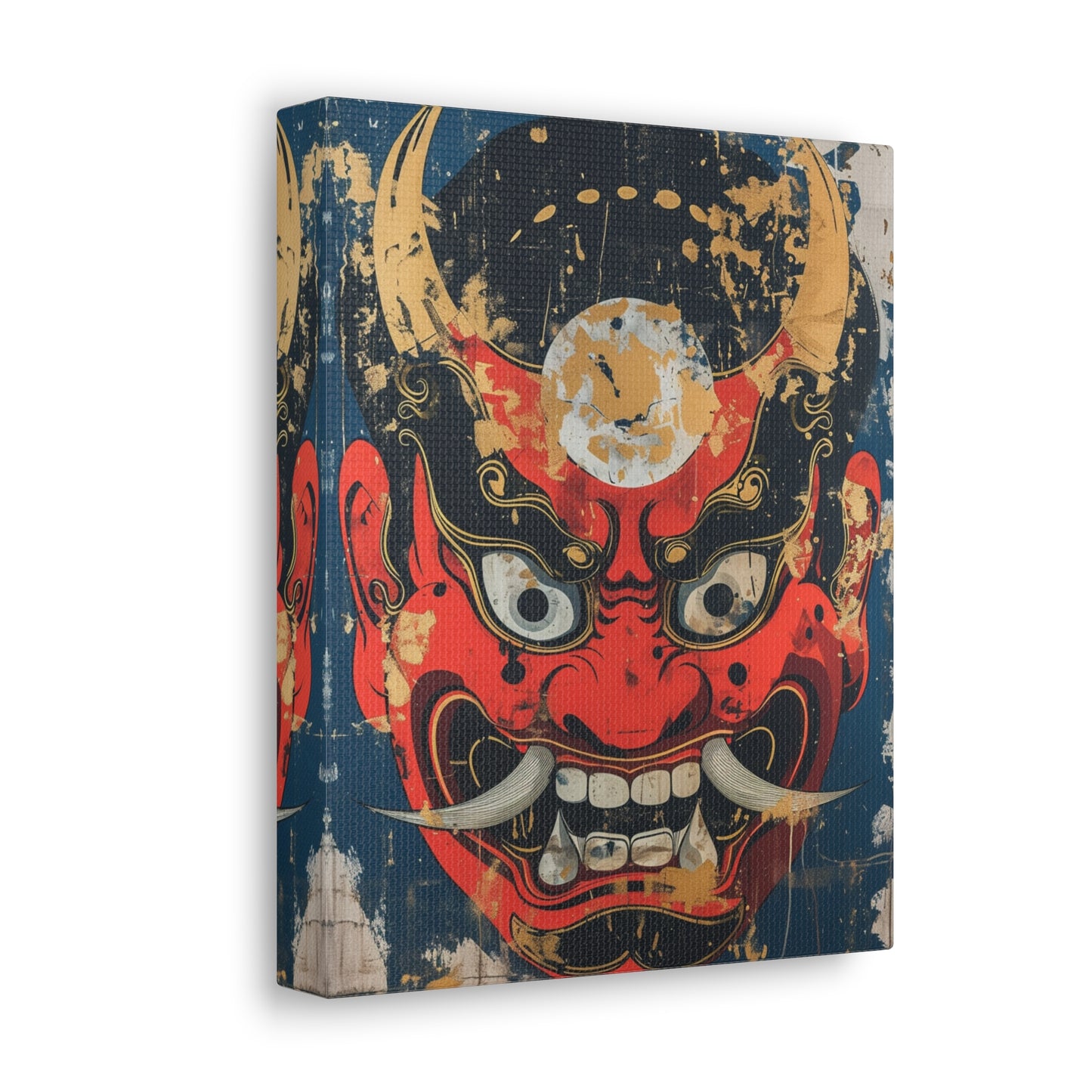 Oni's Veil - Ukiyo-e Canvas