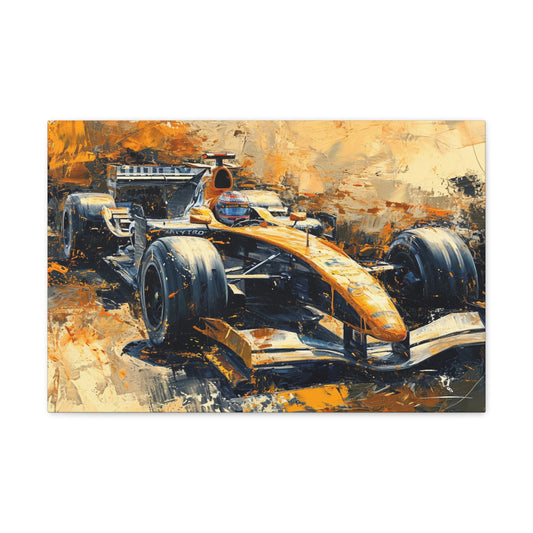 Formula One Opulence: Capturing Racing Elegance - Velocity Visions Canvas