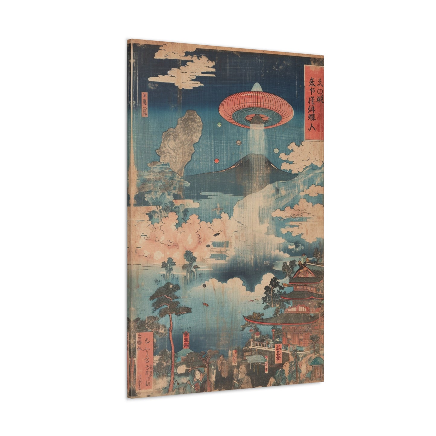 Stellar Serenity - Ukiyo-e Canvas