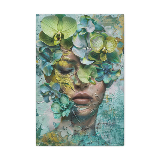 Floral Femme: Whispers of Nature's Muse - The Garden Canvas