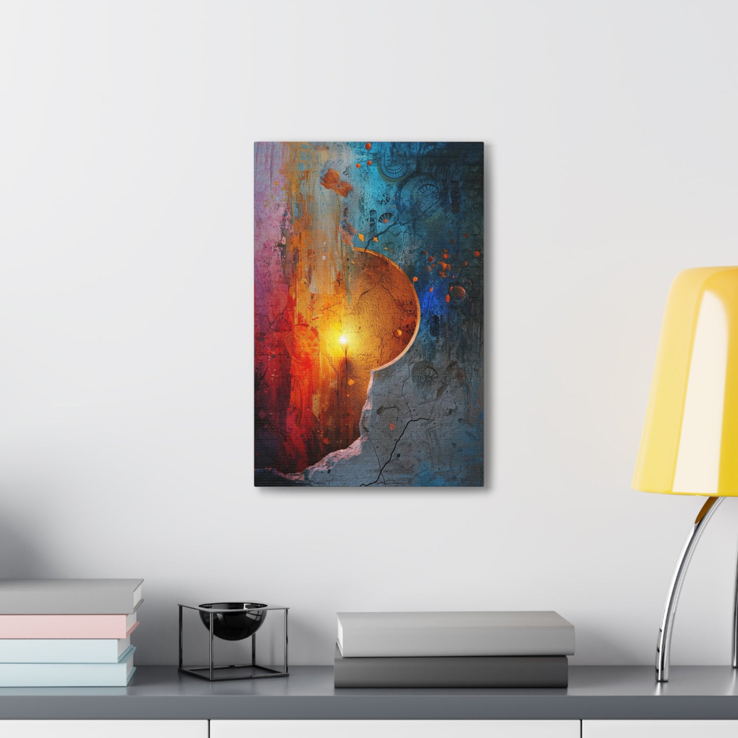 Revealing Radiance - Abstract Harmony Canvas