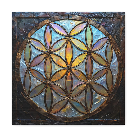 Mystical Harmony - Sacred Geometry Canvas