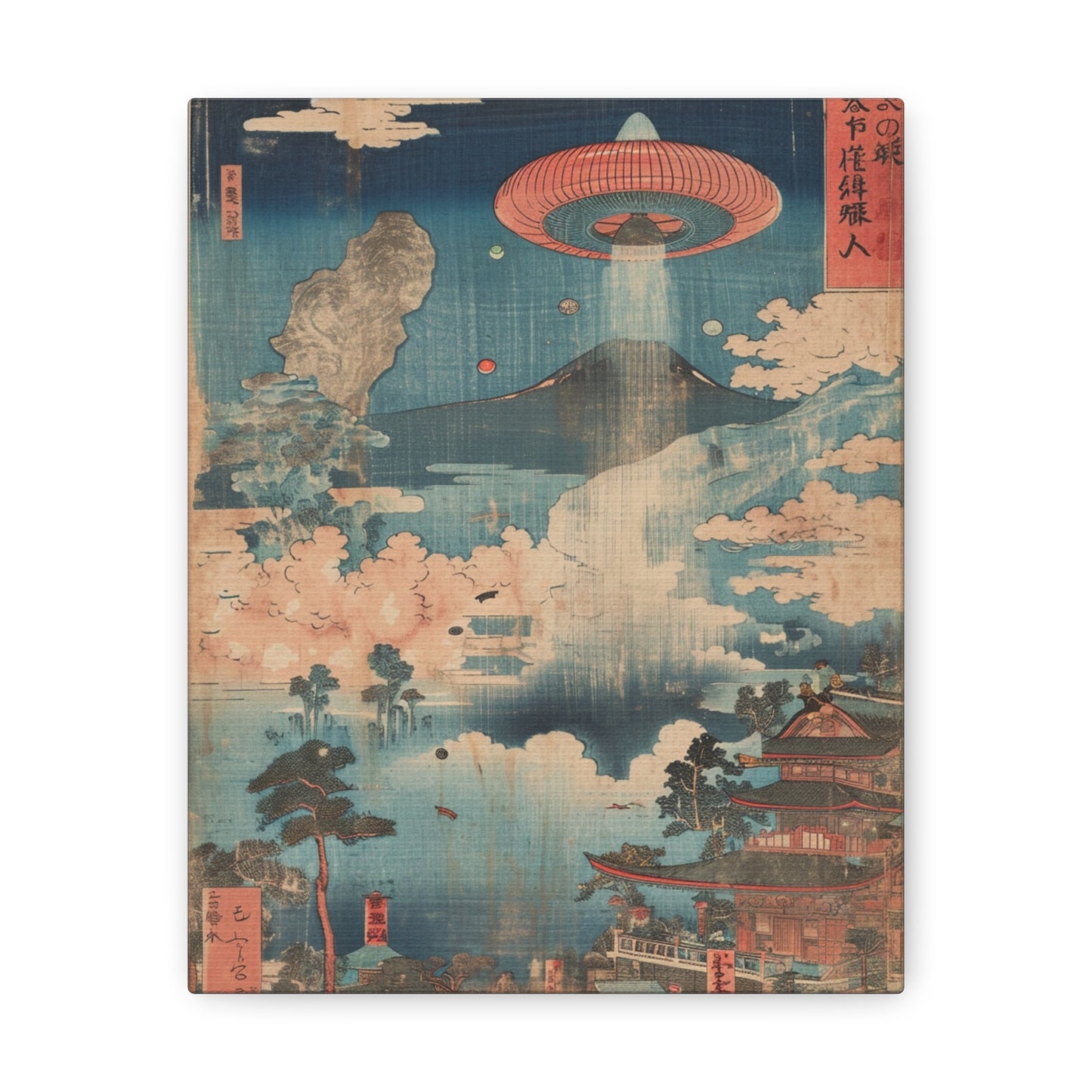 Stellar Serenity - Ukiyo-e Canvas