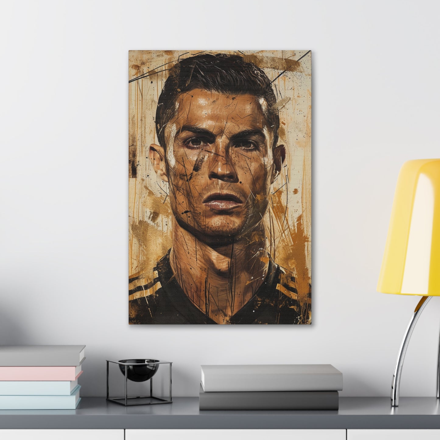 Ronaldo's Essence: Artistic Impression in Athletic Mastery - Athletic Expressions Canvas