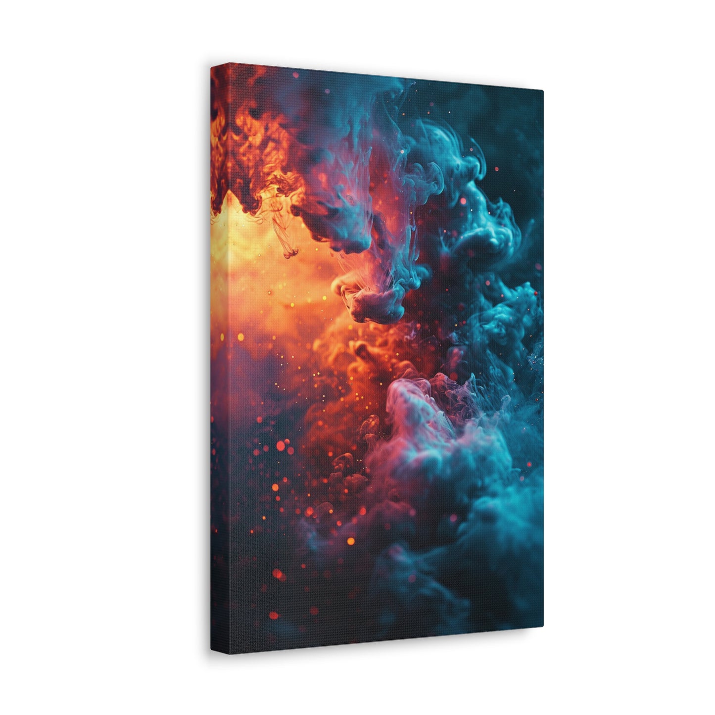 Luminous Nebula Symphony - Abstract Harmony Canvas