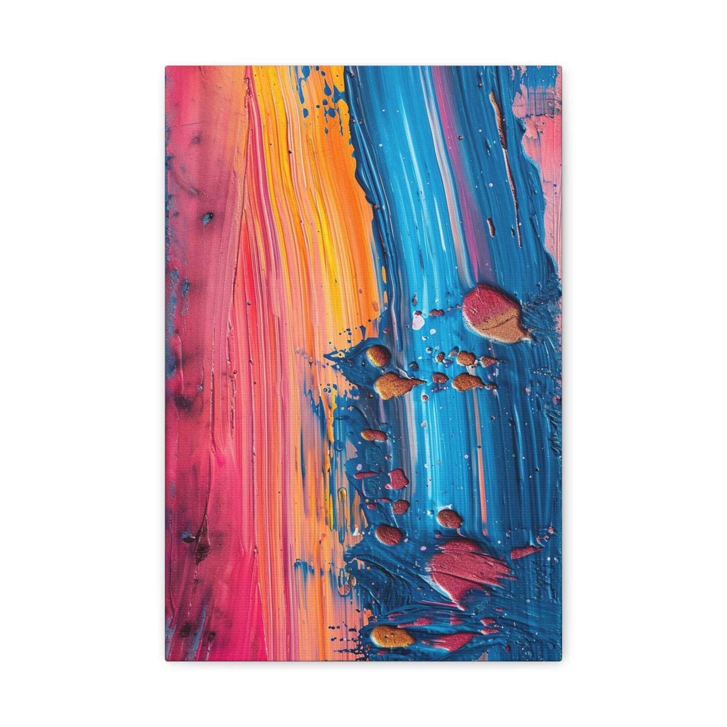 Infinite Horizons: Brushstrokes of the Soul - Abstract Harmony Canvas