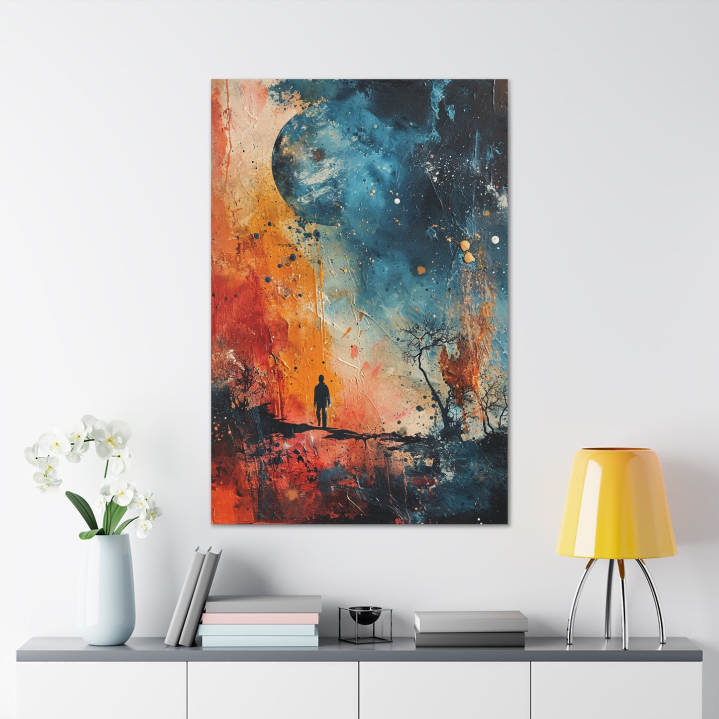 Solitary March - Abstract Harmony Canvas