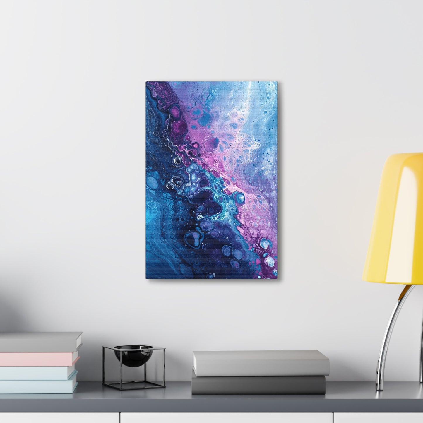 Aqua Fusion - Abstract Harmony Canvas