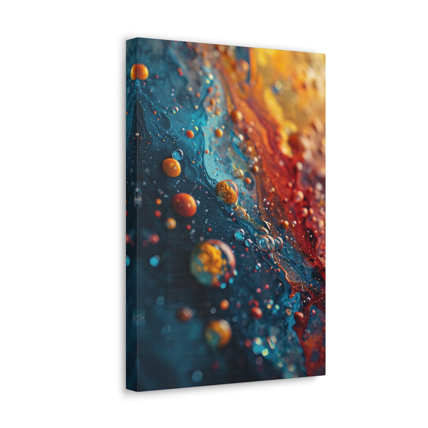 Ephemeral Effervescence - Abstract Harmony Canvas