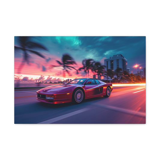 Sunset Cruise - Velocity Visions Canvas