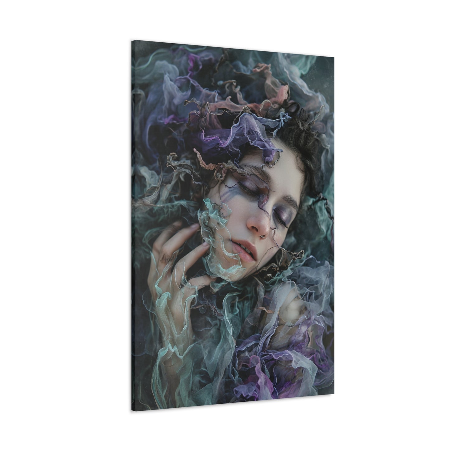 Harmony in Lament: Serene Banshee's Whisper - Creatures from Beyond Canvas