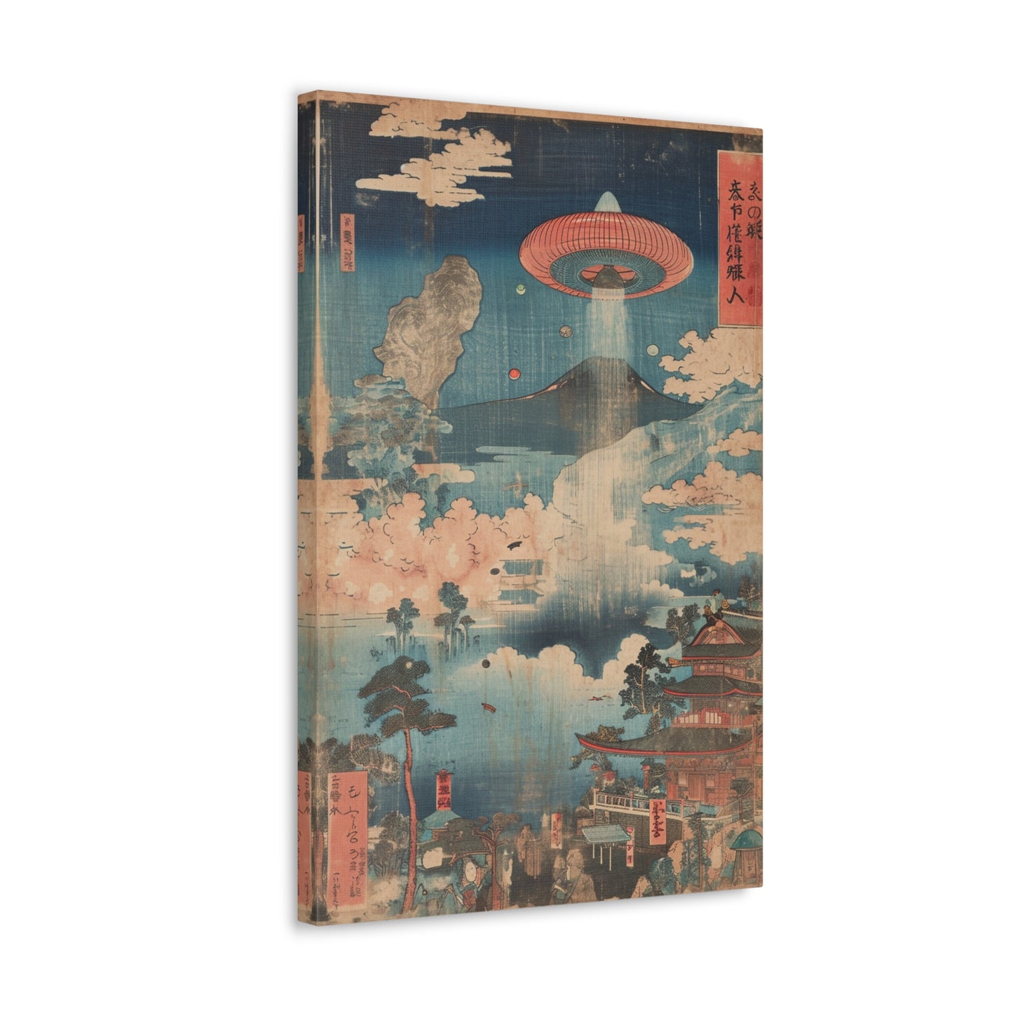 Stellar Serenity - Ukiyo-e Canvas