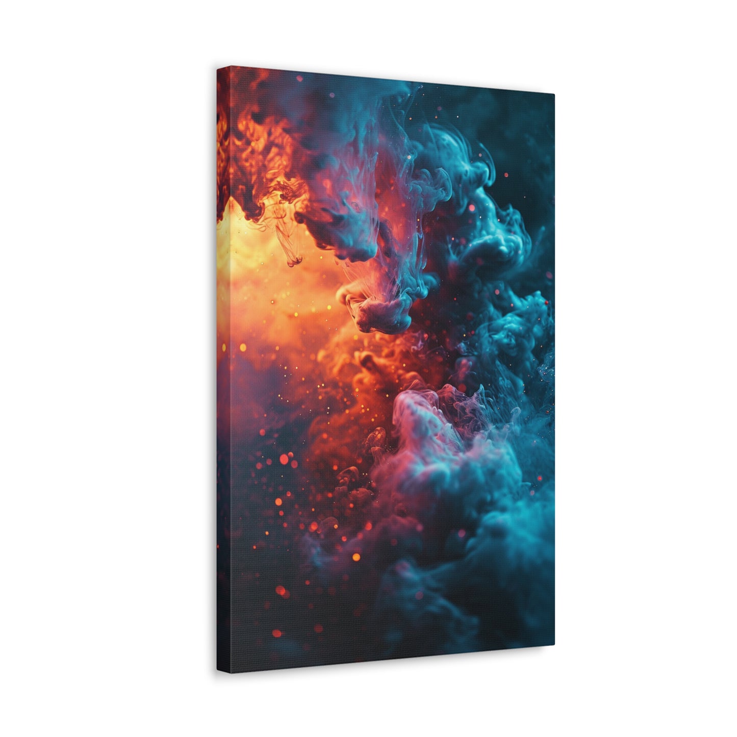 Luminous Nebula Symphony - Abstract Harmony Canvas