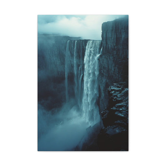 Nature's Angelic Symphony: Gaia's Angel Falls - Gaia Canvas