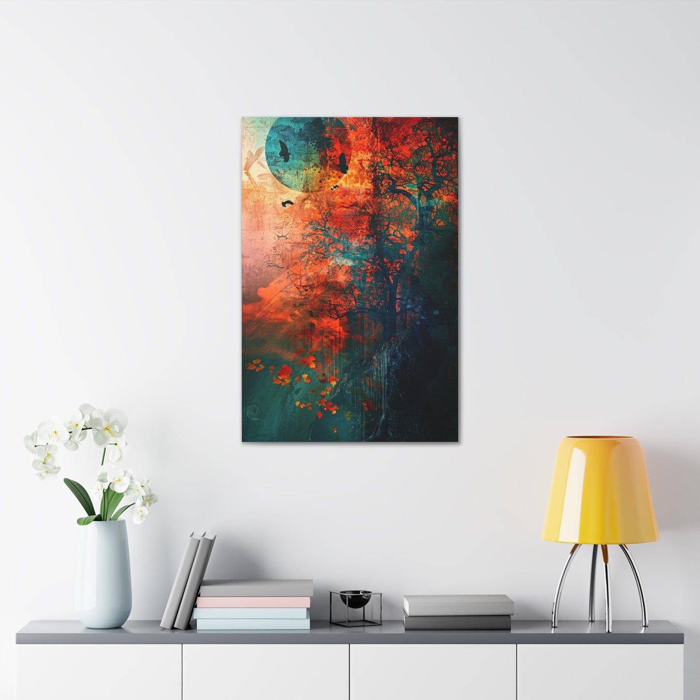 Ethereal Nocturne - Abstract Harmony Canvas