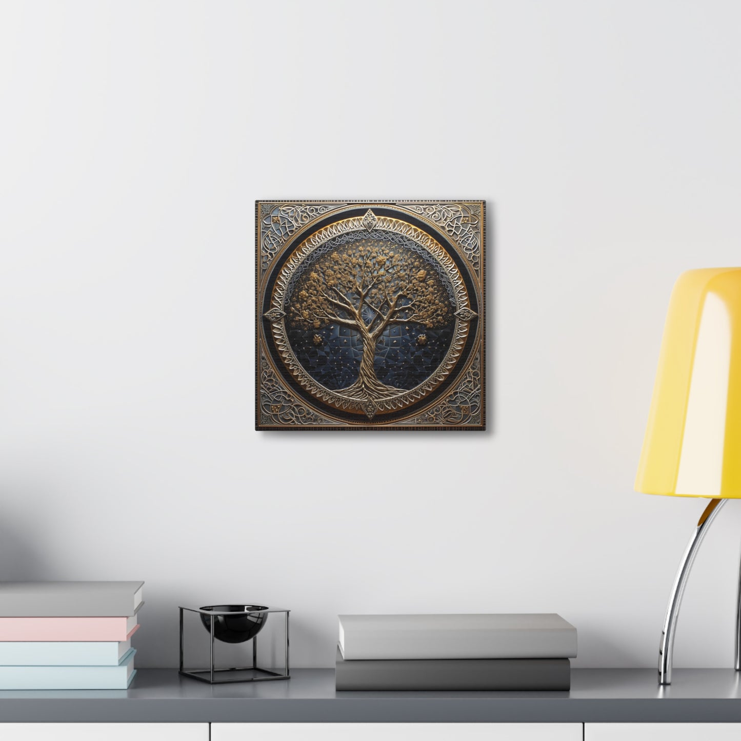 Sacred Arboreal Harmony - Sacred Geometry Canvas