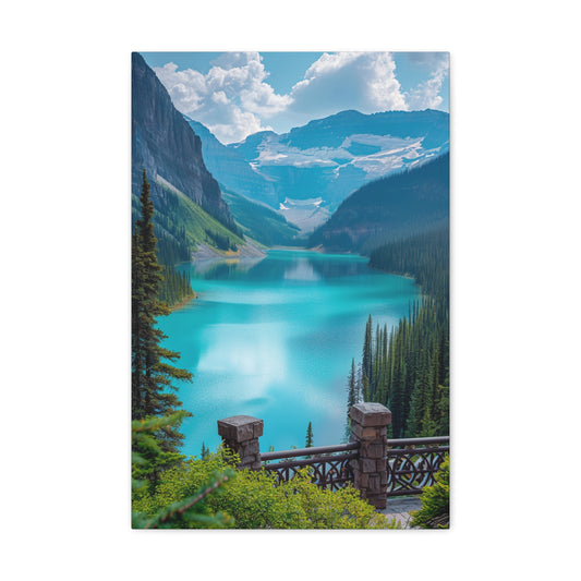 Emotional Resonance: Serene Lakes - Gaia Canvas