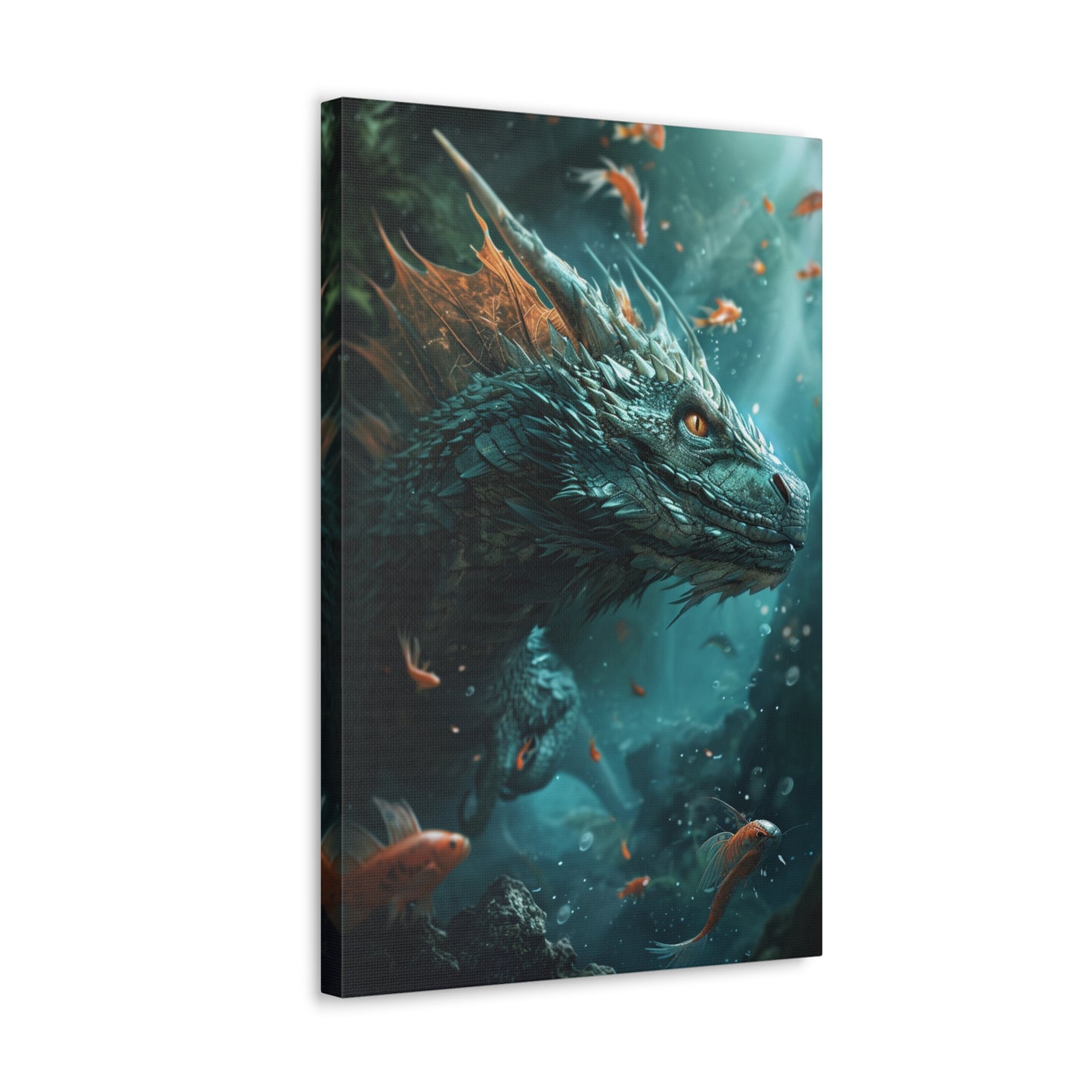 Aqua Sovereign: Guardian of the Ocean's Depths - Creatures from Beyond Canvas