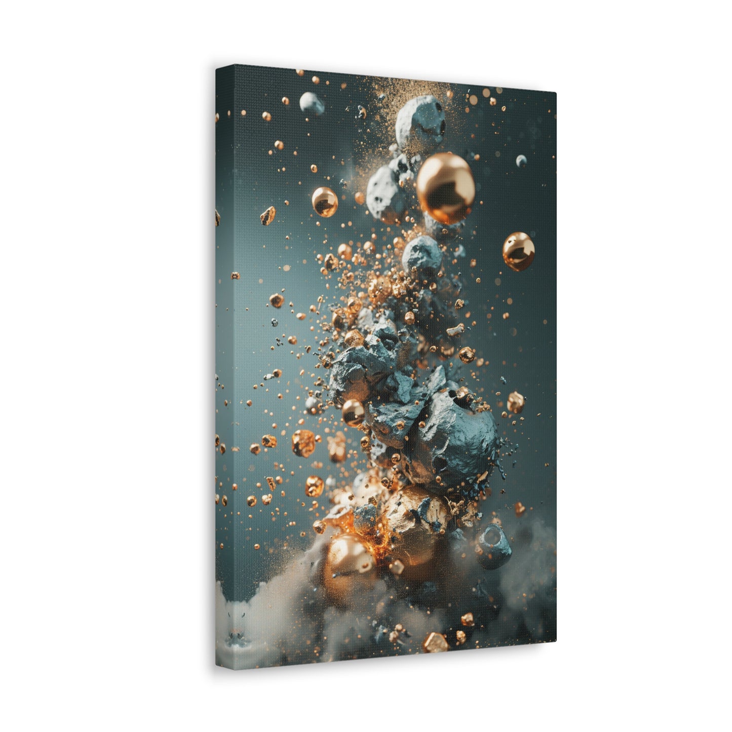 Fusion of Elements - Abstract Harmony Canvas