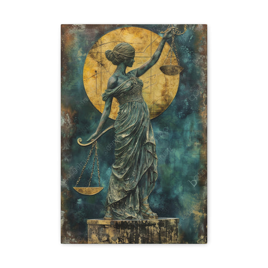 Celestial Harmony - Zodiac Whispers Canvas