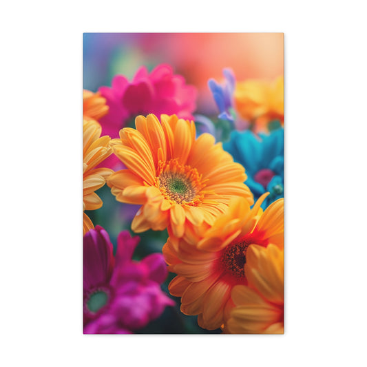 Radiant Blooms in Sunlit Harmony - The Garden Canvas