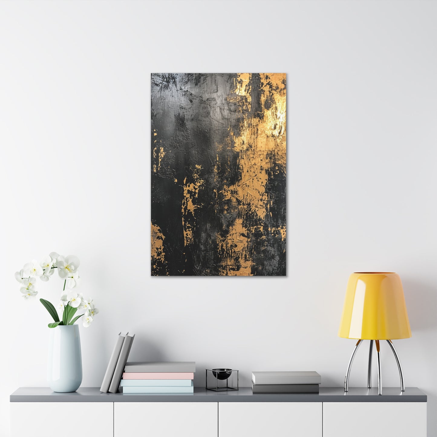 Eclipsed Radiance - Abstract Harmony Canvas