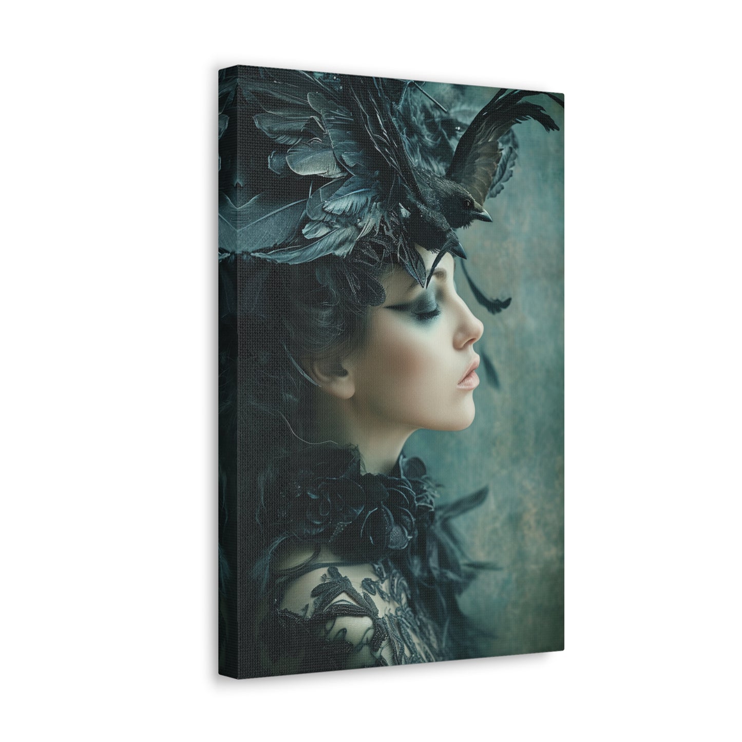 Aetherial Valkyrie: Graceful Guardian of Otherworldly Realms - Creatures from Beyond Canvas