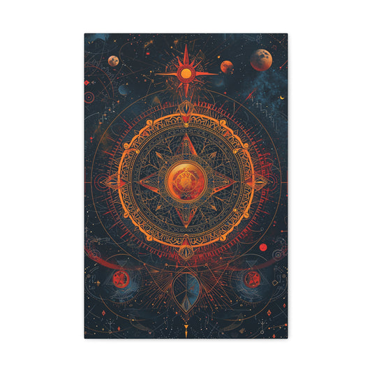 Solar Harmonics - Celestial Dreams Canvas