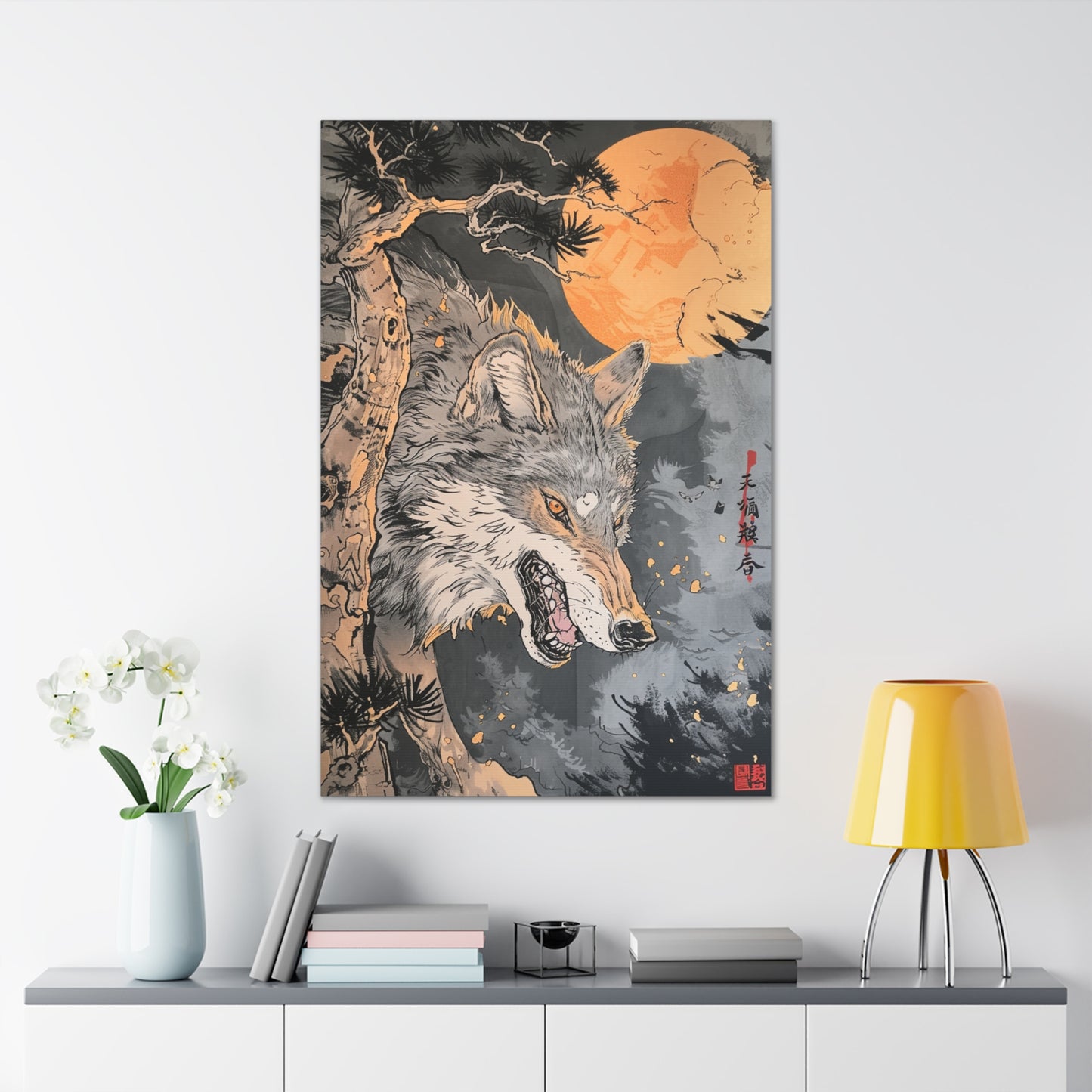 Mystic Guardian - Ukiyo-e Canvas