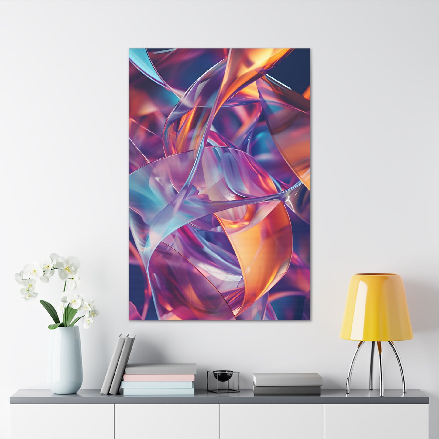 Loving Geometry: Harmonious Abstractions - Canvas