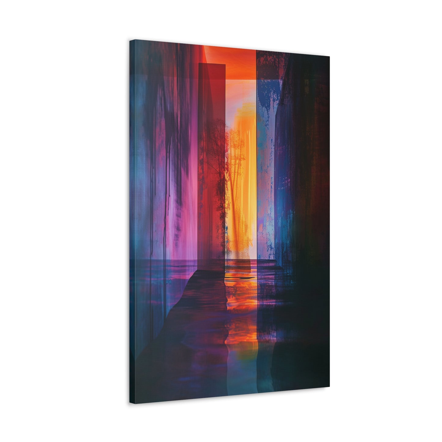 Reflections of Perception - Abstract Harmony Canvas